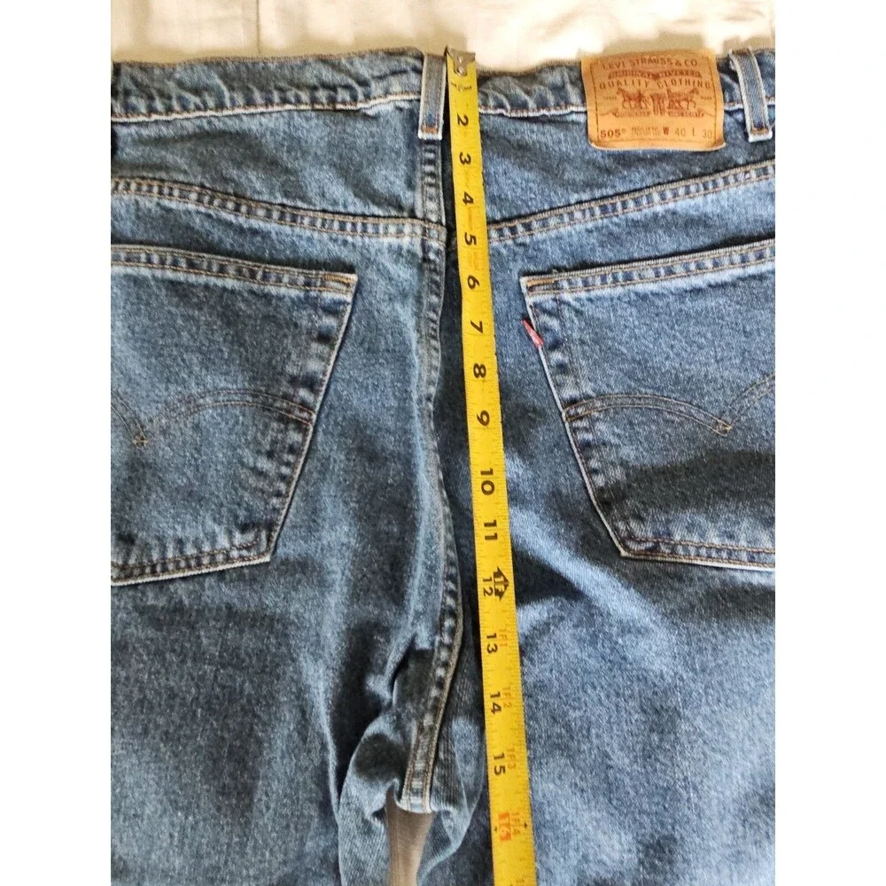 NWT 1998 Levi's Men's 505 Regular Fit Jeans Blue 40x30 New Old Stock VTG